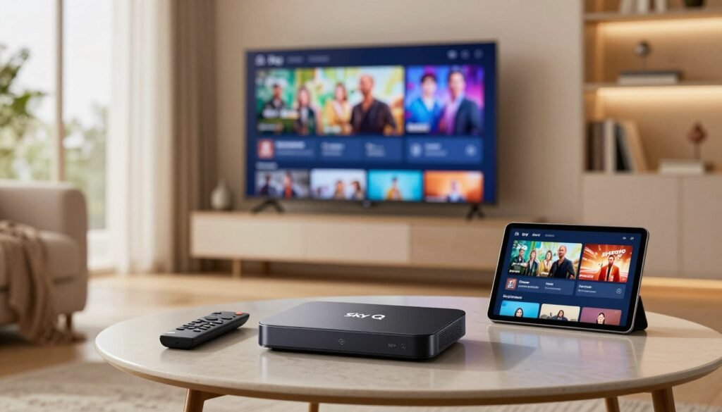 Sky Q Cloud-Aufnahme Sky Q Cloud-Aufnahme